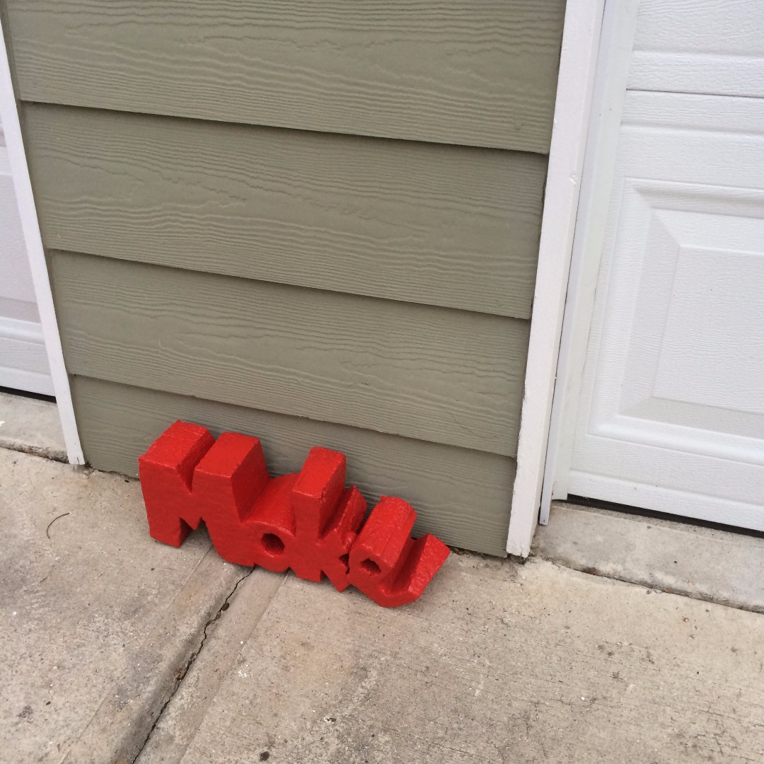 Make Doorstop Out of ShapeCrete