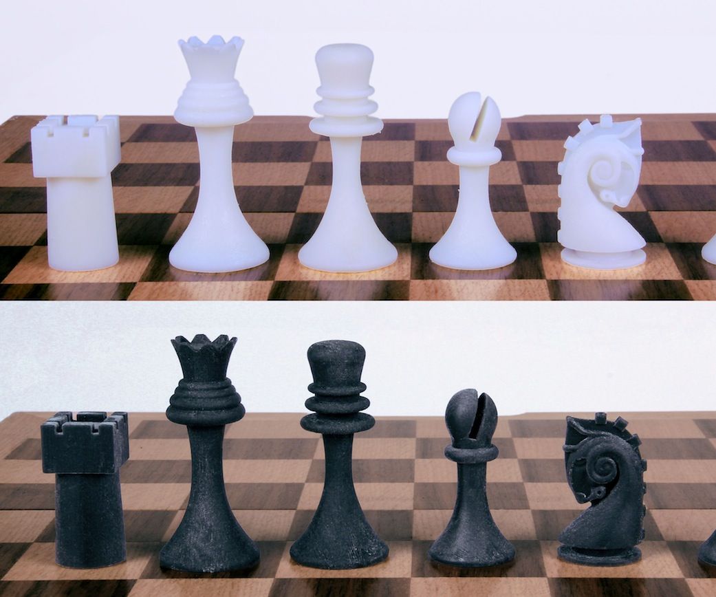 Readymake: Duchamp Chess Pieces (3D Recreations From Photographs)