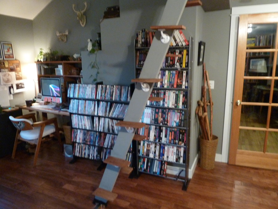 Space Saving Loft Ladder/ Stairs (100% Salvage Materials)