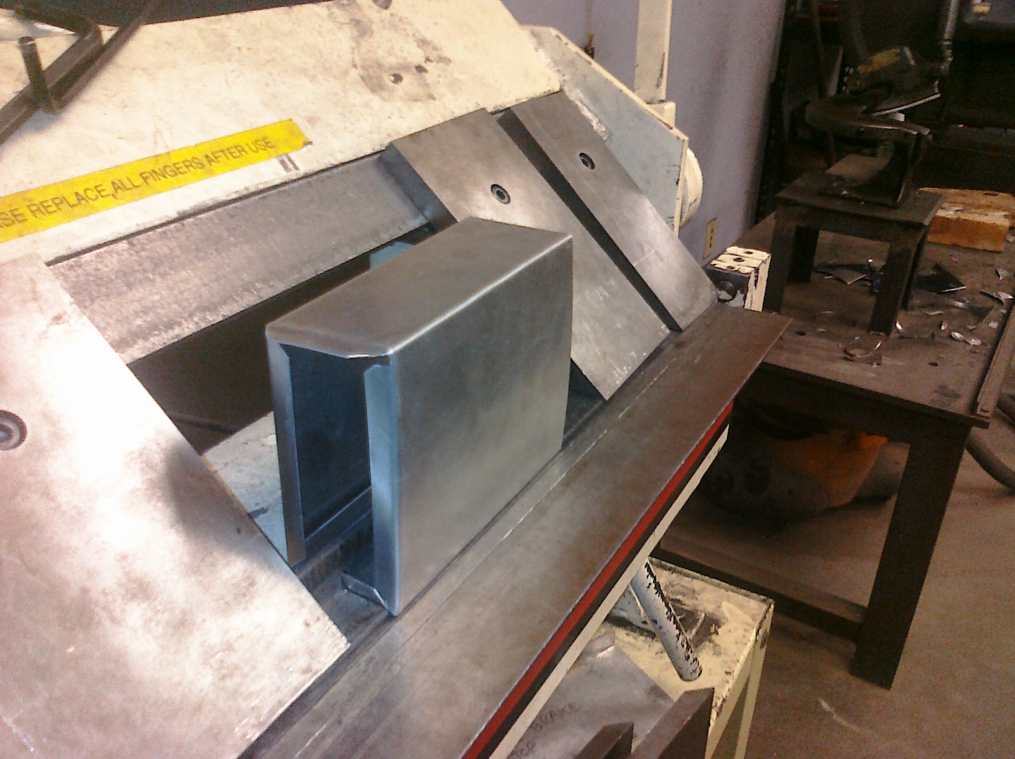 Metal Box Bending Tool Made at Techshop.ws