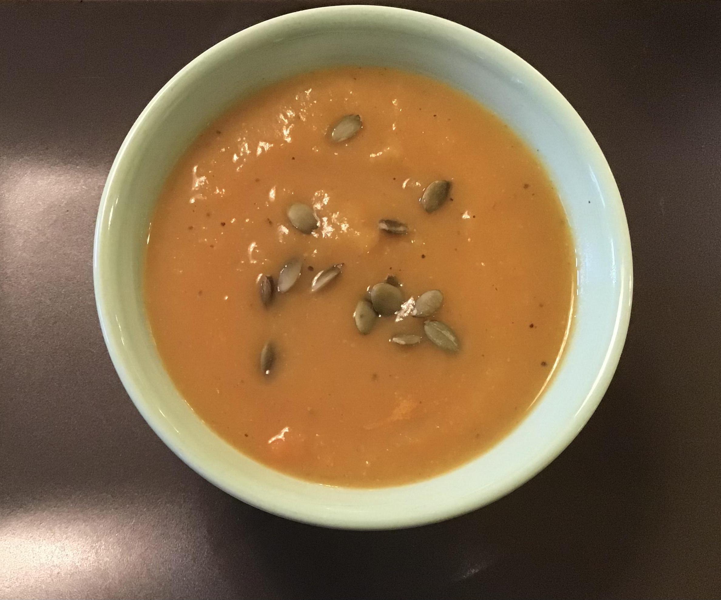 Spicy Pumpkin Soup - Dairy Free