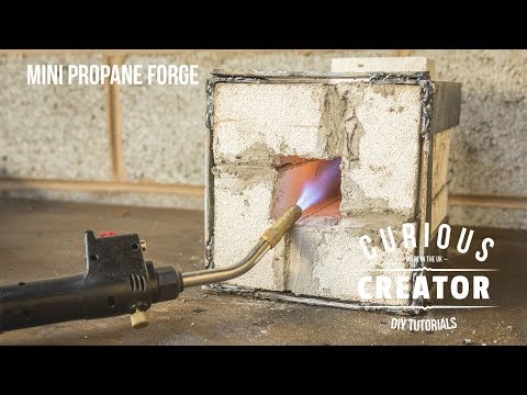 #3 Mini Propane Knife Forge - DIY How To