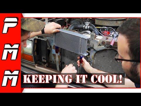 Nitrous V8 Swapped Ranger gets an oil cooler to stop it from melting down! | Oil Cooler Installation