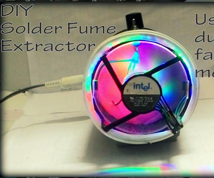 DIY Powerful Solder Fume Extractor