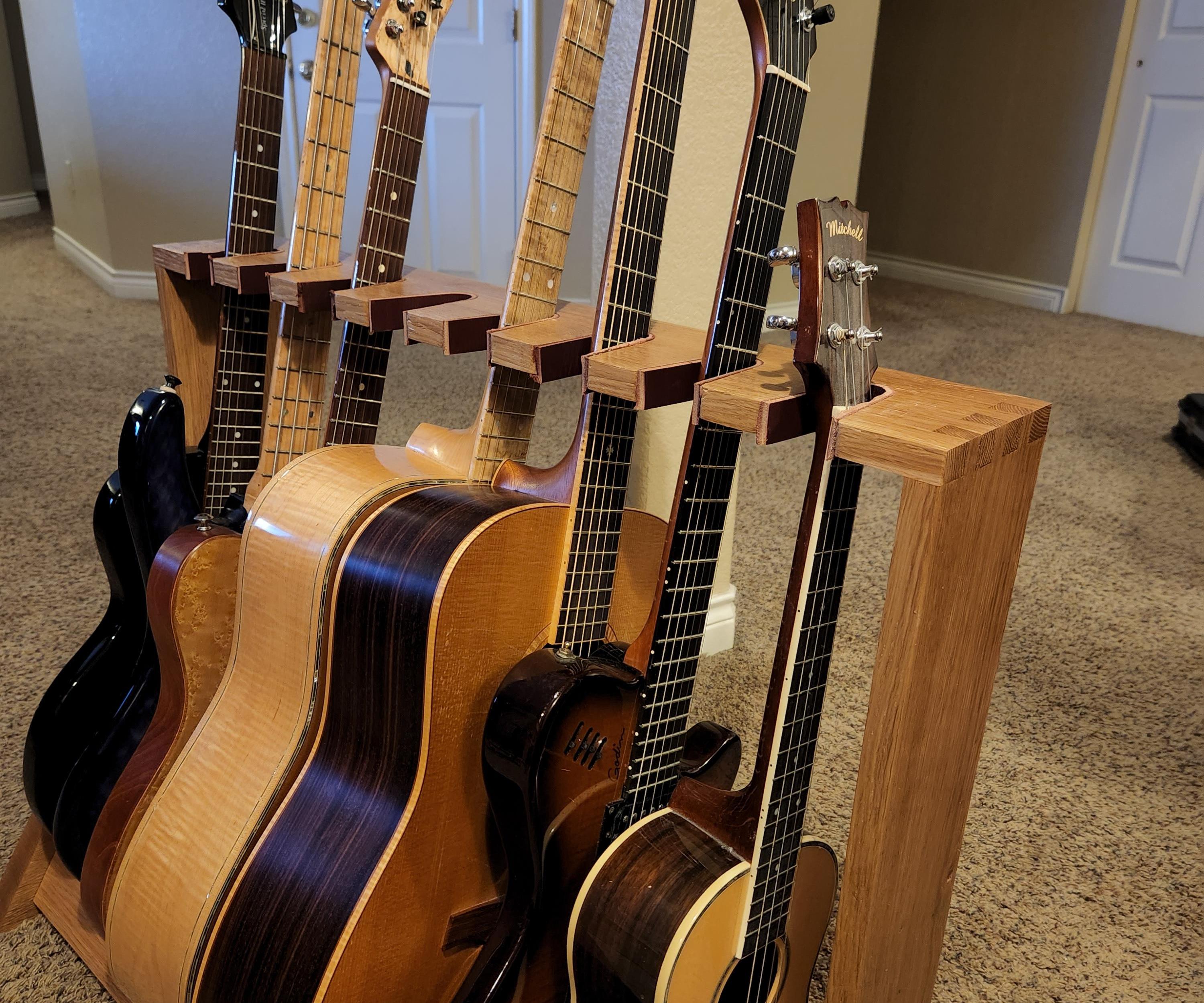 DIY Multi Guitar Stand