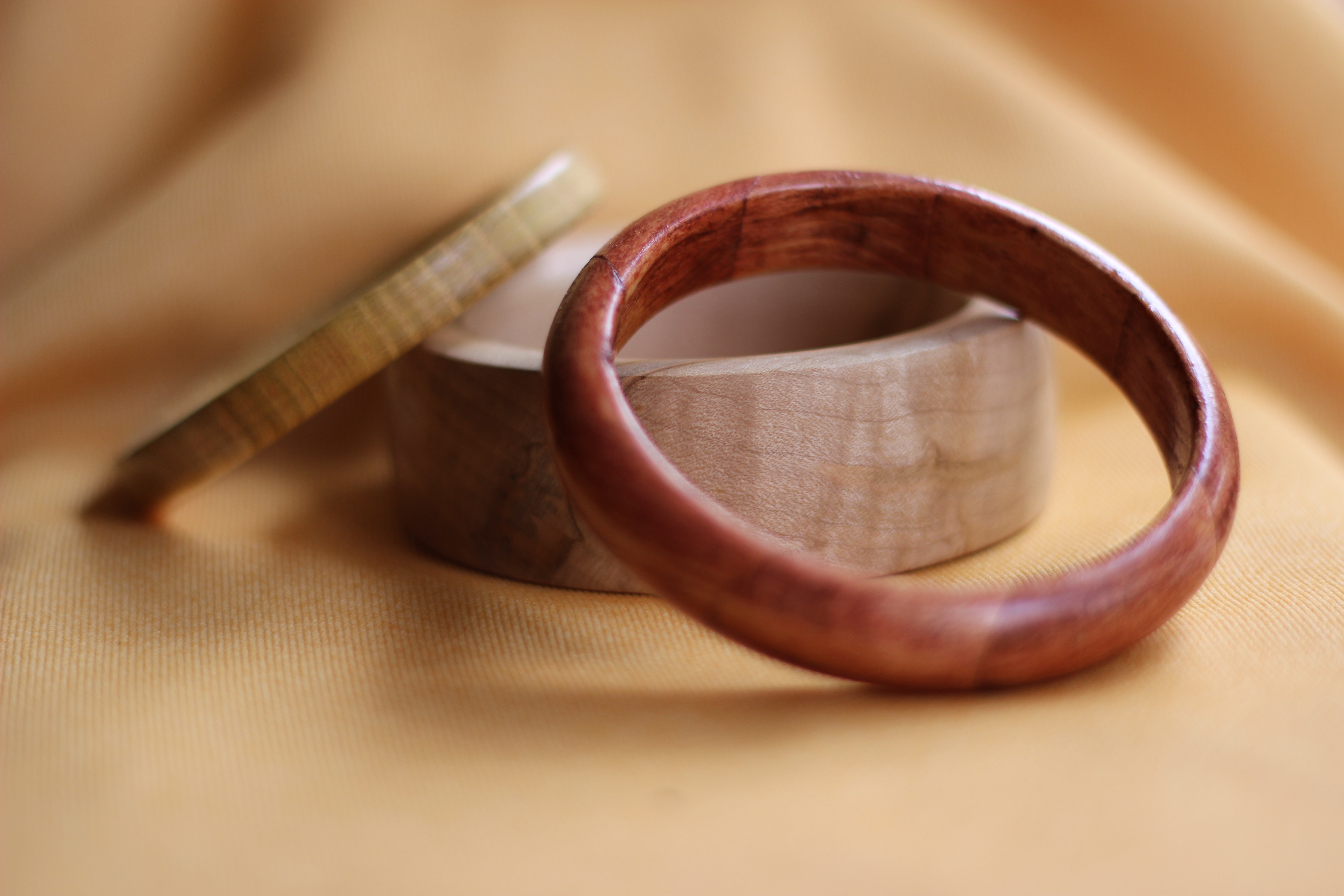 Wood Bangles on the Lathe