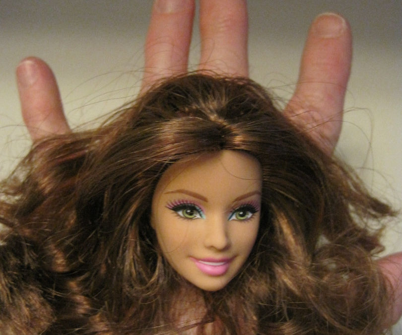 How to Make a Barbie Head Ring