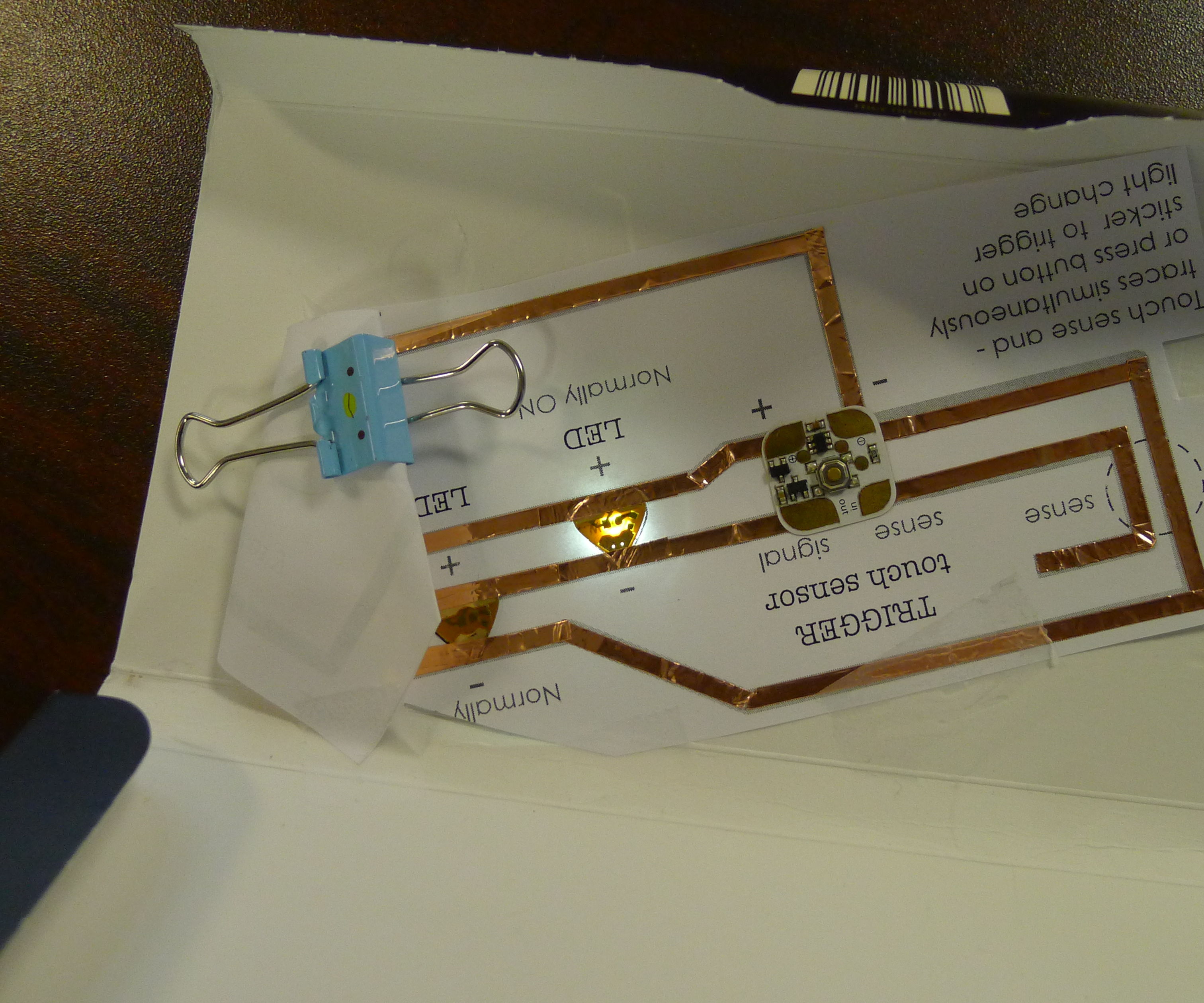 Magic Chocolate Box - Chibitronics Circuit Sticker Project