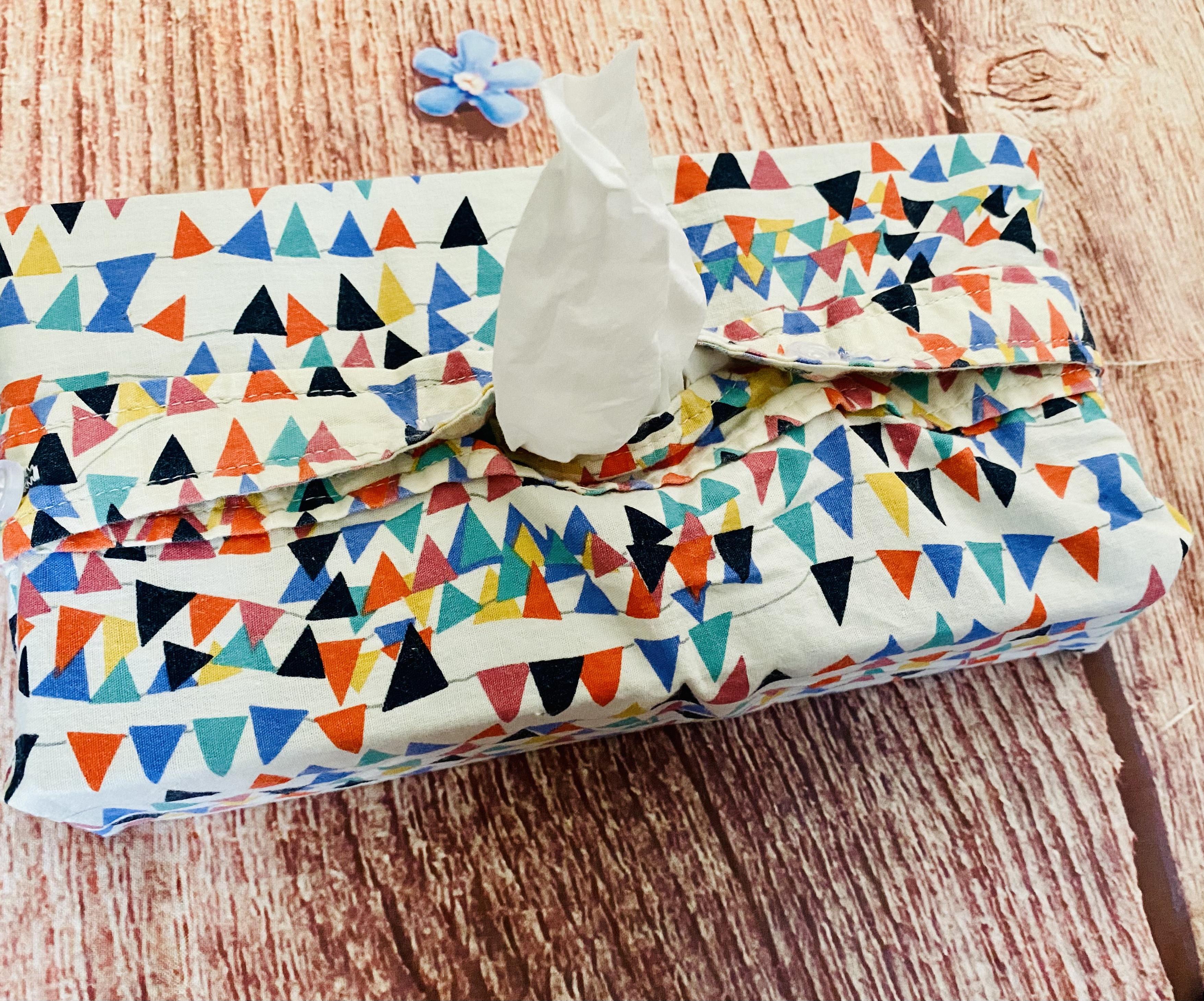 Recycled Shirt to a Tissue Box Holder