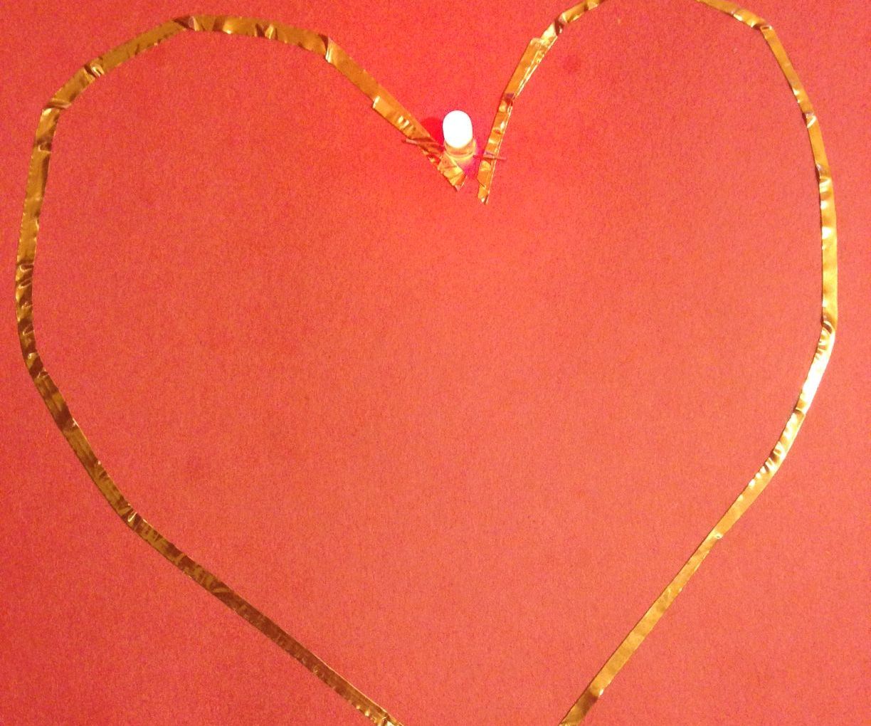 Simple Paper Heart Circuit