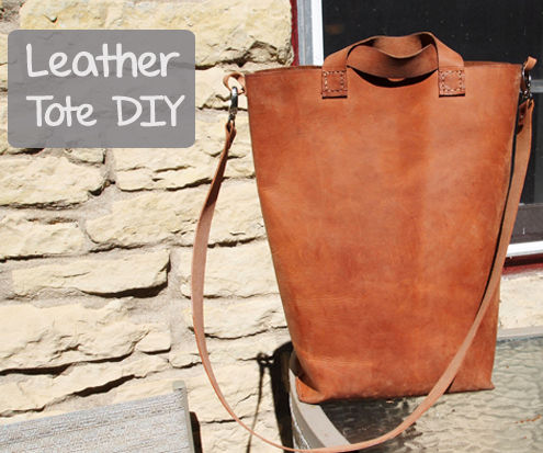 Leather Tote - DIY