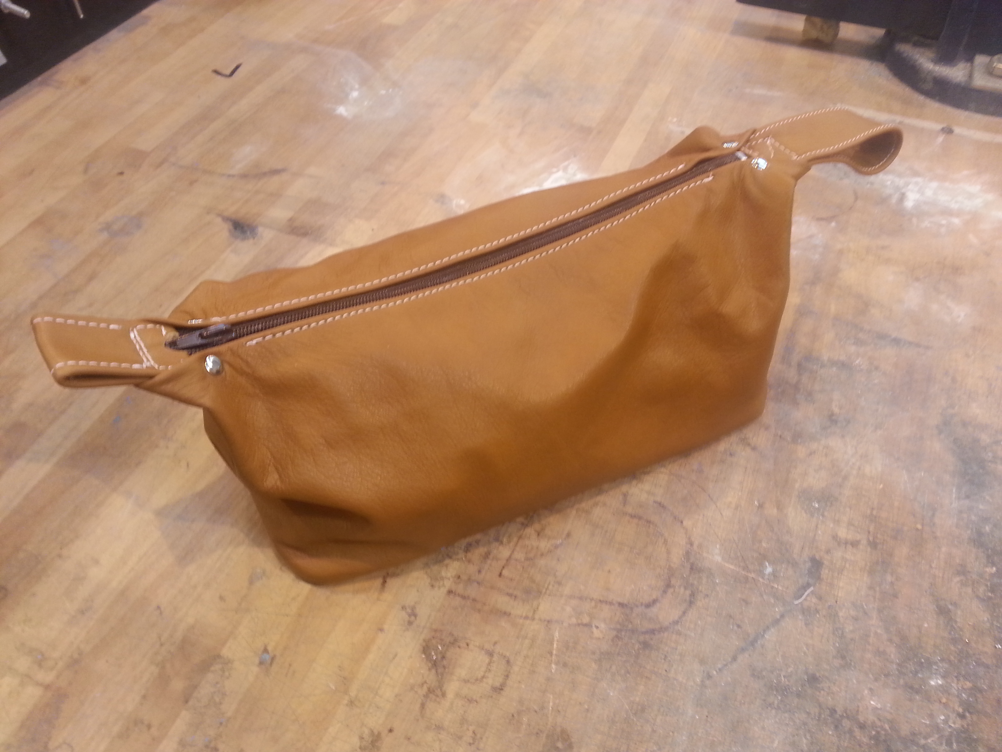 Leather Wash / Toiletries Bag