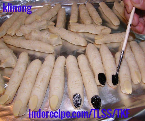 Severed Witches Finger Cookies