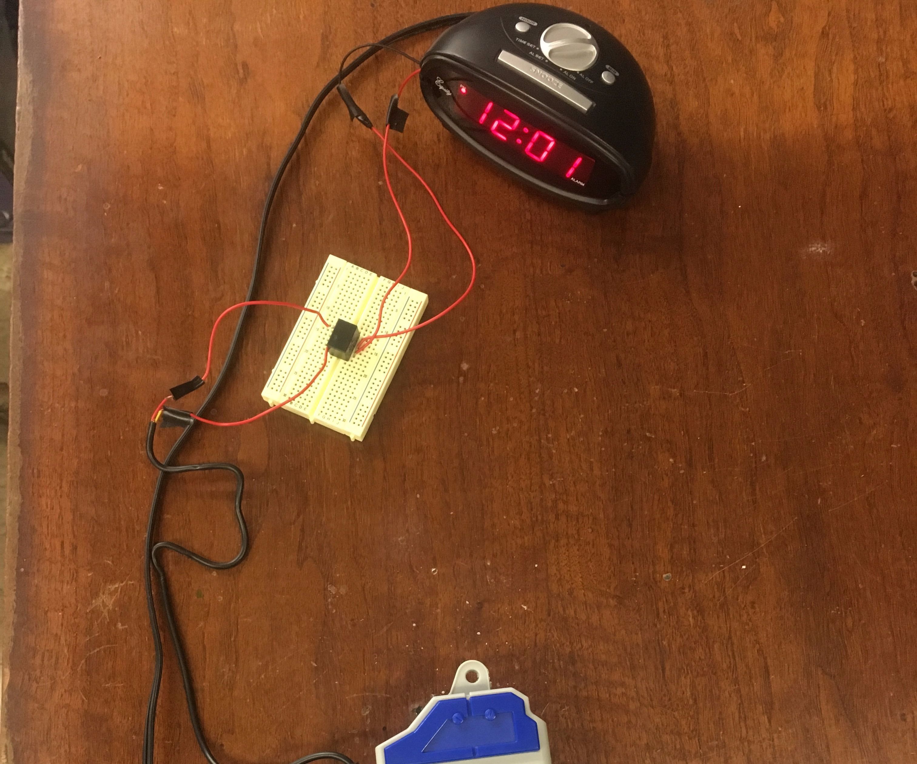 Easy Water Gun Alarm Clock