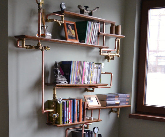 Upcycled Industrial Shelf, Easy