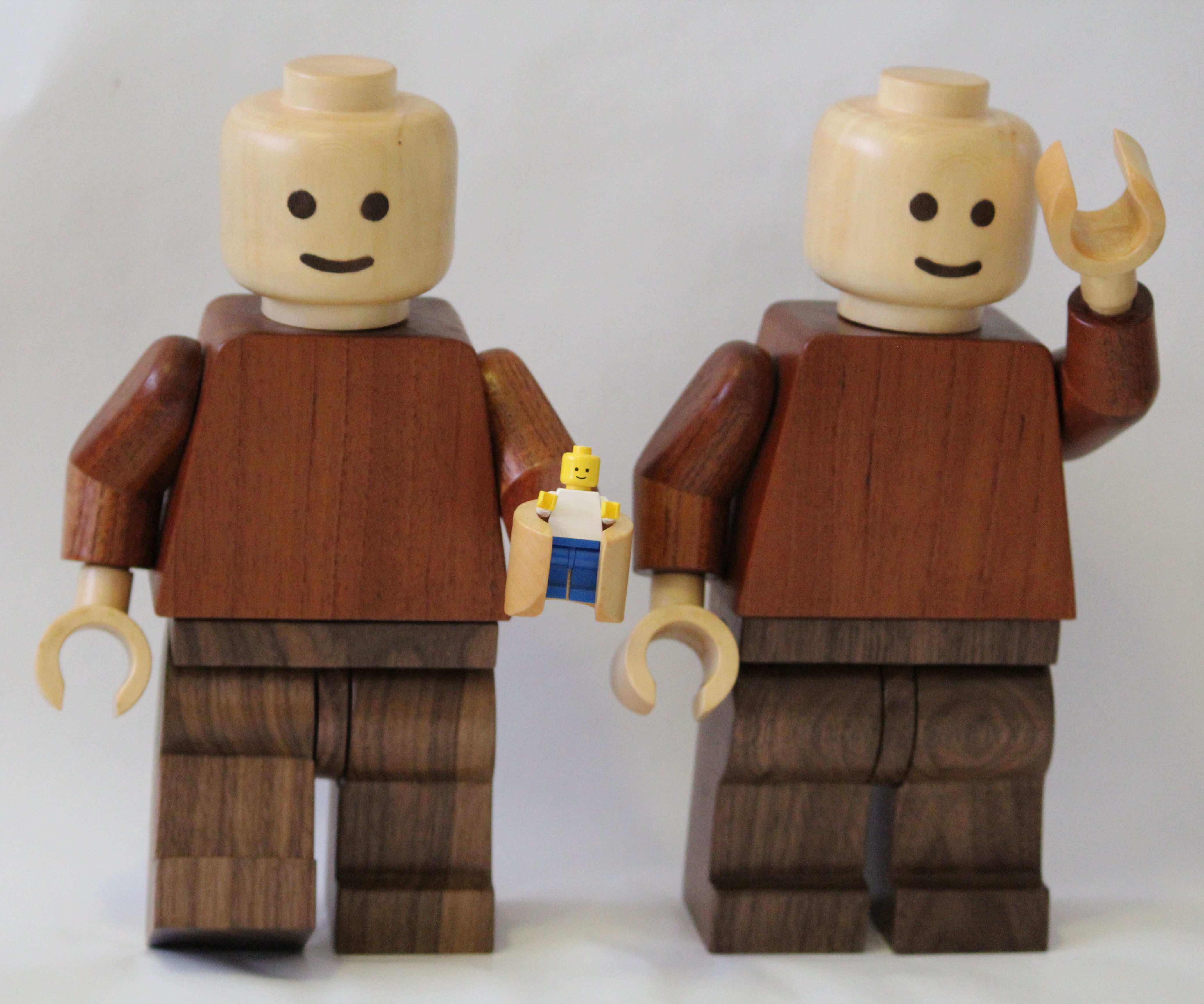 Giant Wooden Lego Men