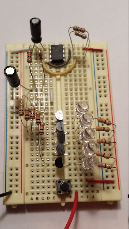 Turn Signal Using 555 Timer