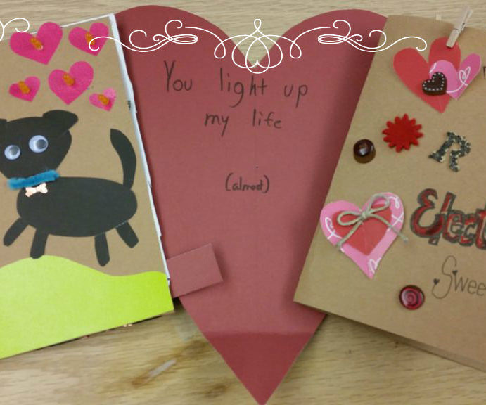 Paper Circuit Valentines Day Card