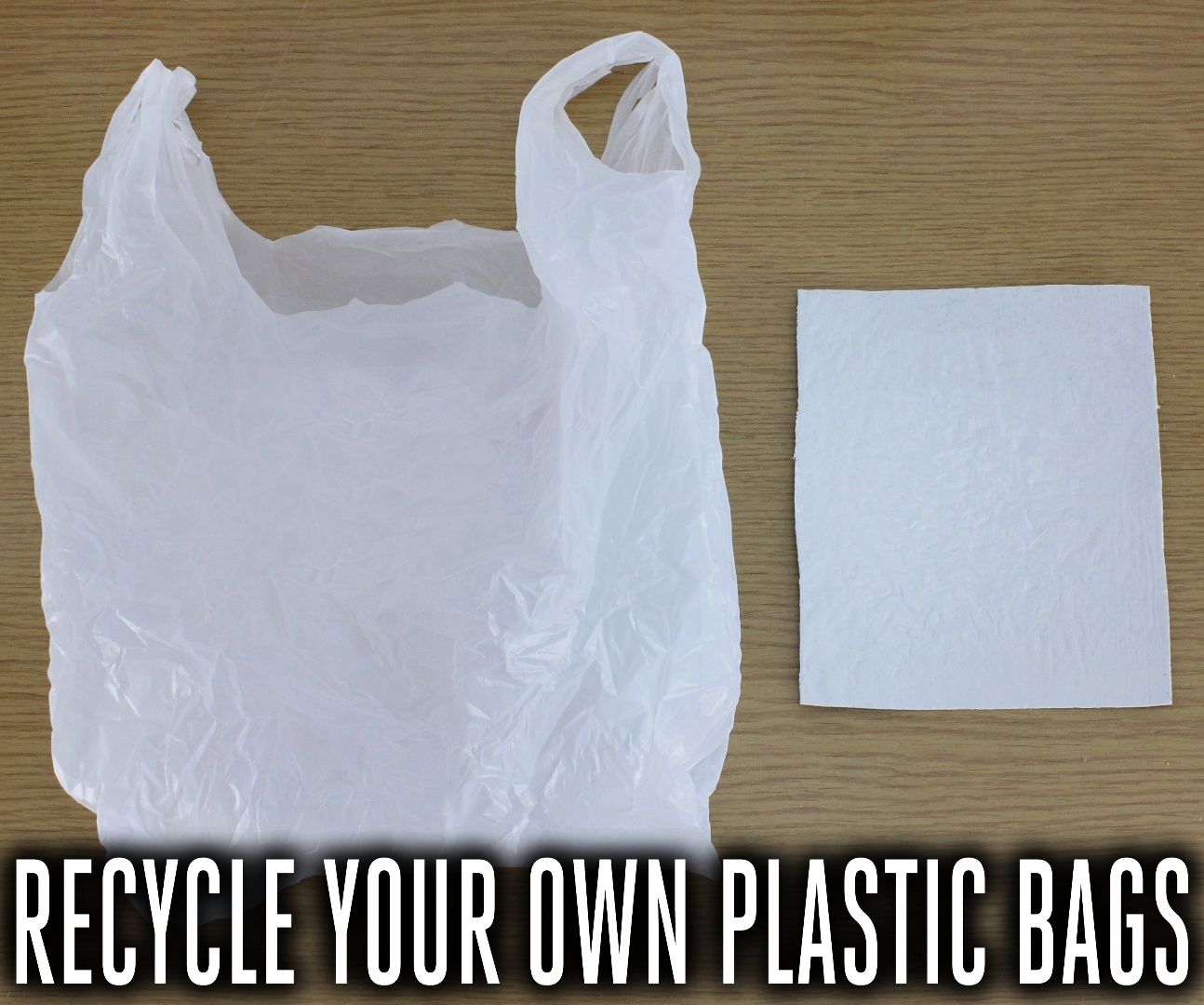 Recycle Plastic Bags Into Usable Plastic Sheets 