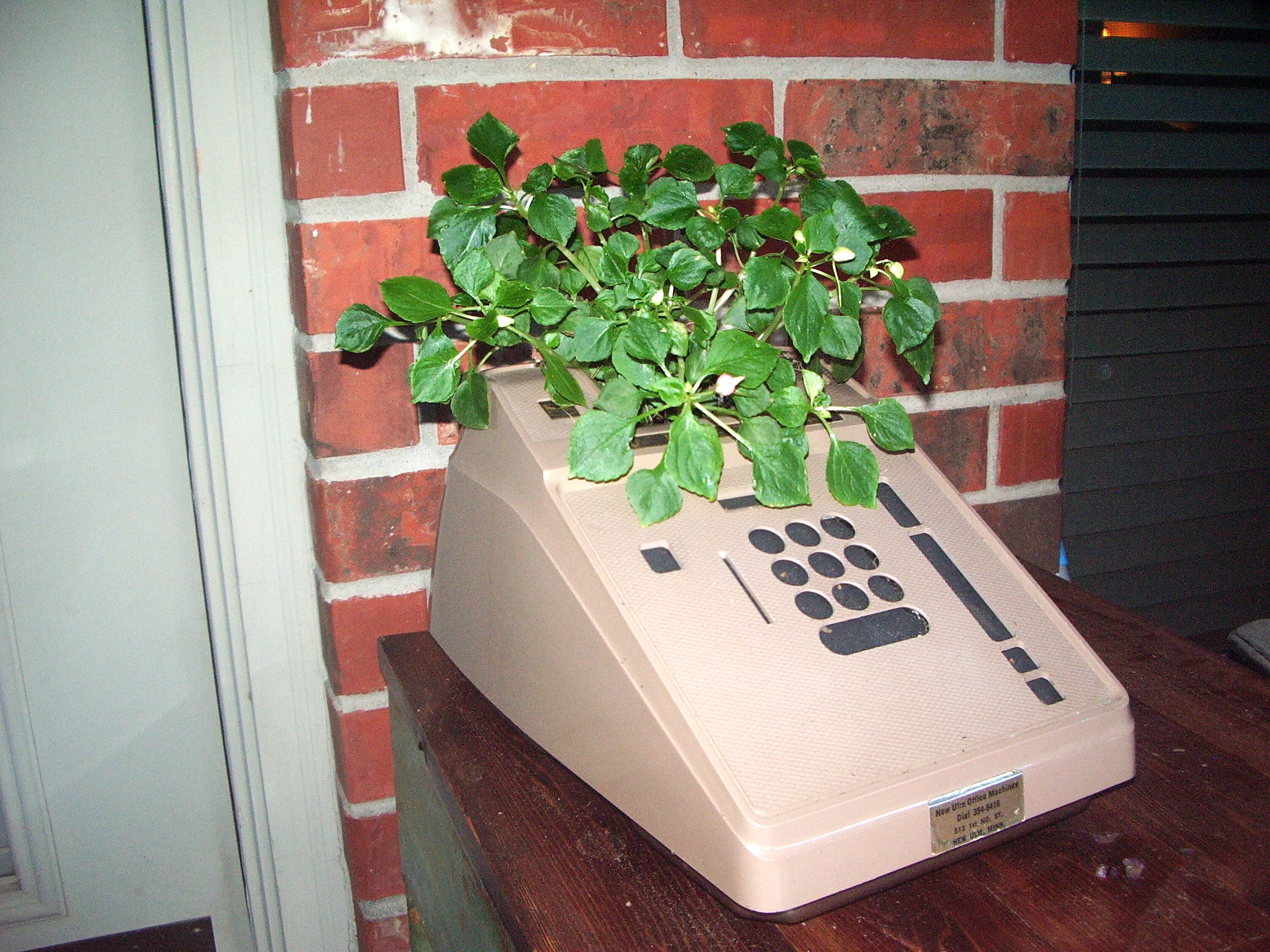 Adding Machine Planter