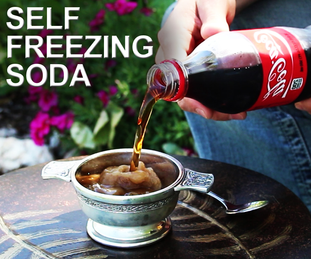 How to Make a Self Freezing Coca-Cola (Or Any Instant-Soda Slurpee)