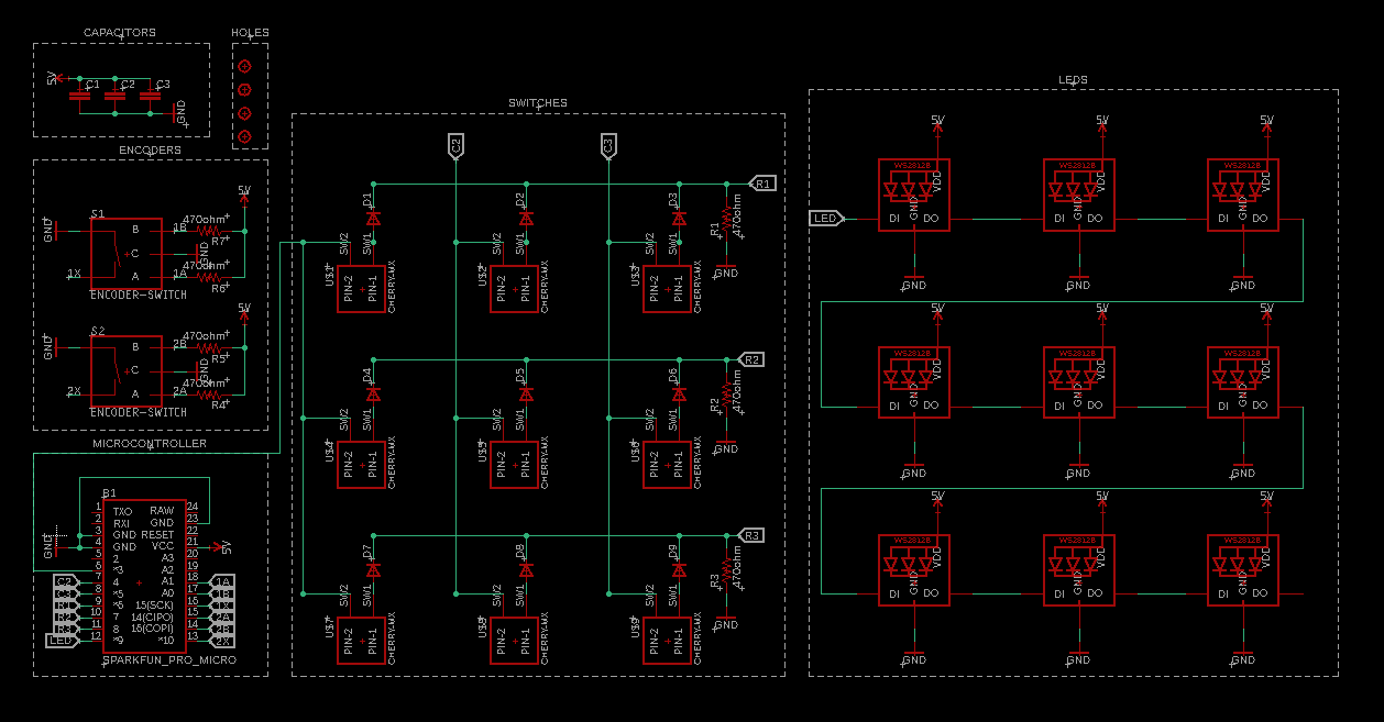 2 Schematic - C__Users_SAMARTH_Documents_EAGLE_projects_Macropad_MACROPAD_v2.sch - EAGLE 9.6.2 education 05-07-2023 07_40_03.png