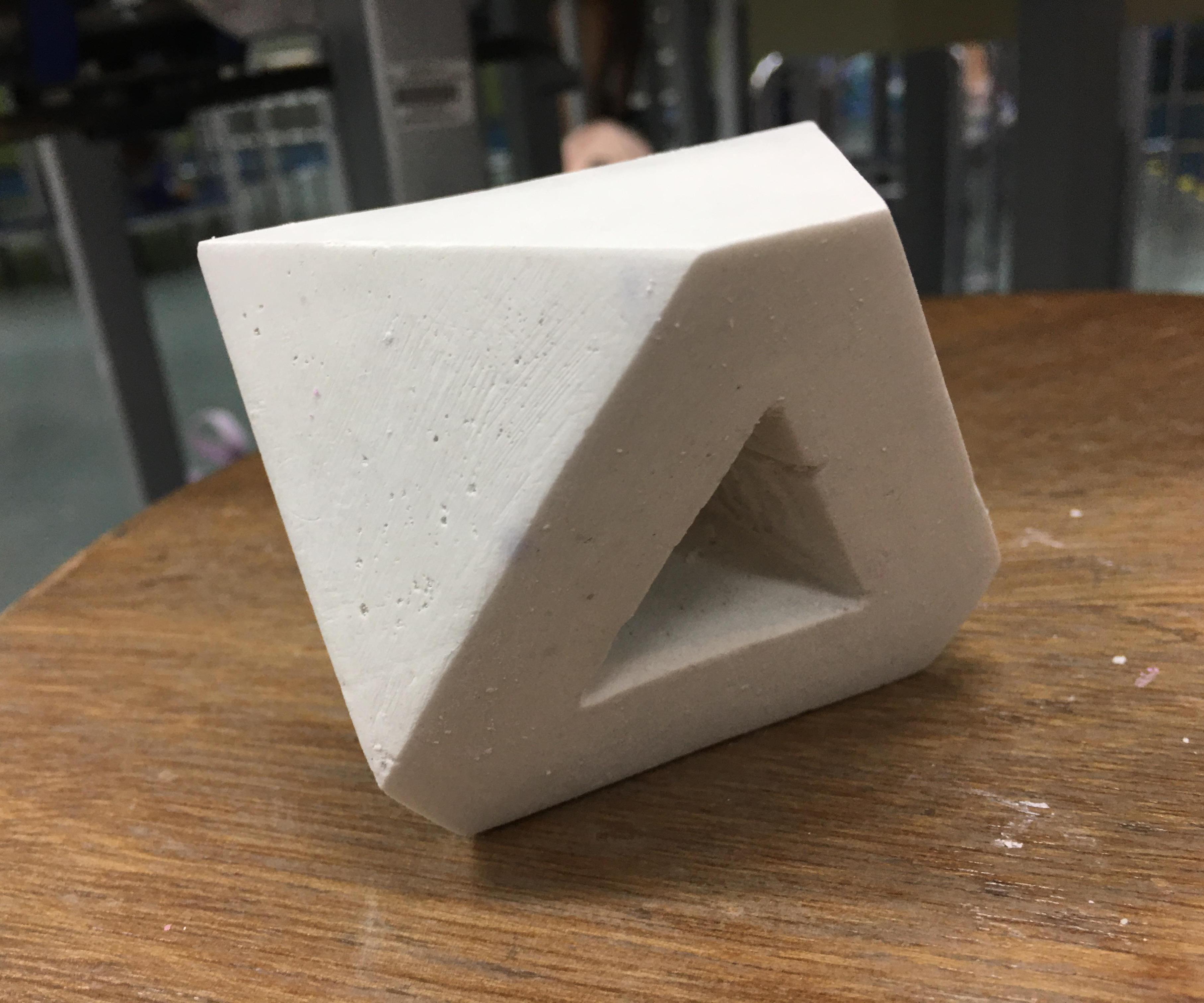 Triangular Geometric Plant Holder