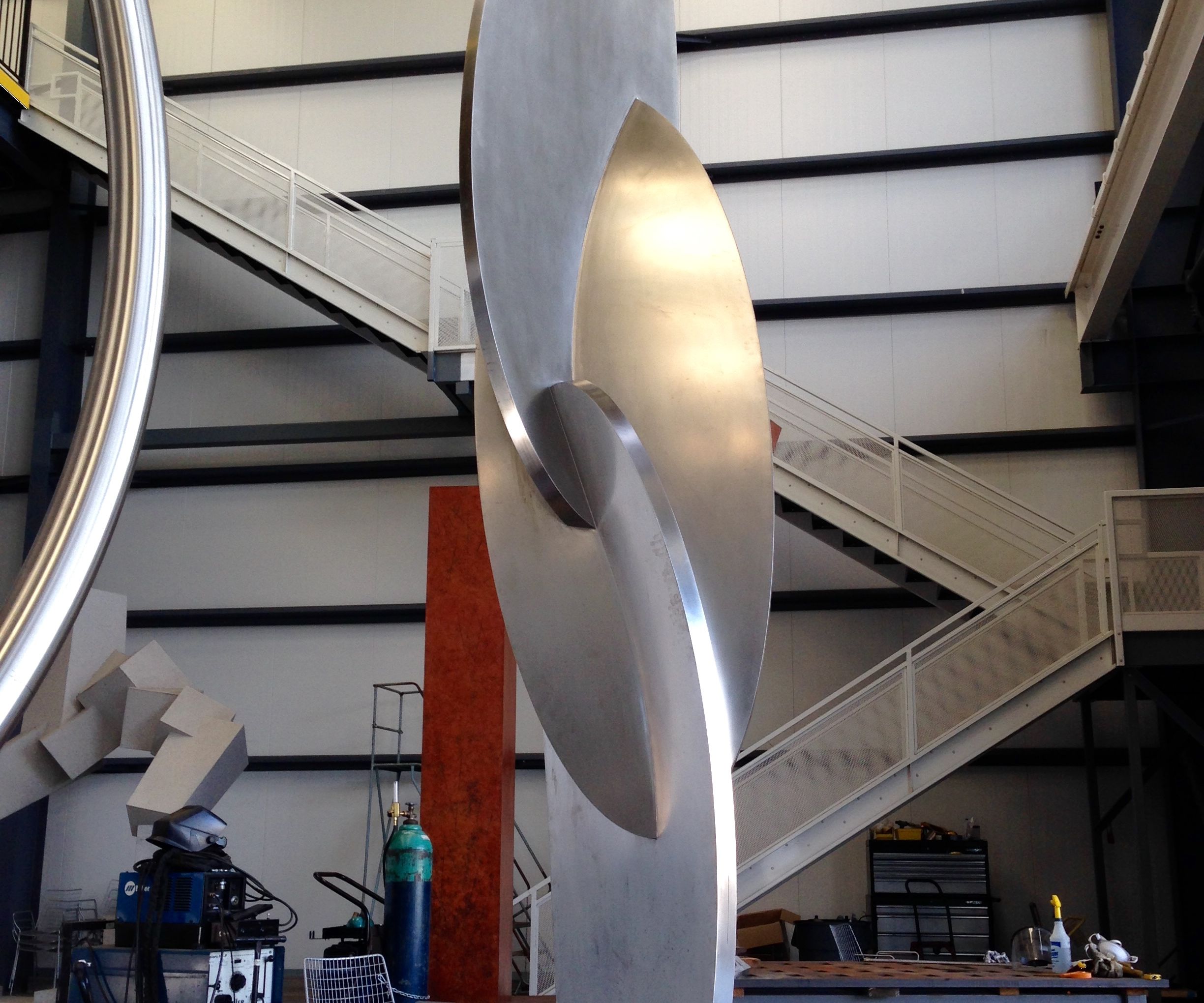 Big Stainless Steel Sculpture Part 3