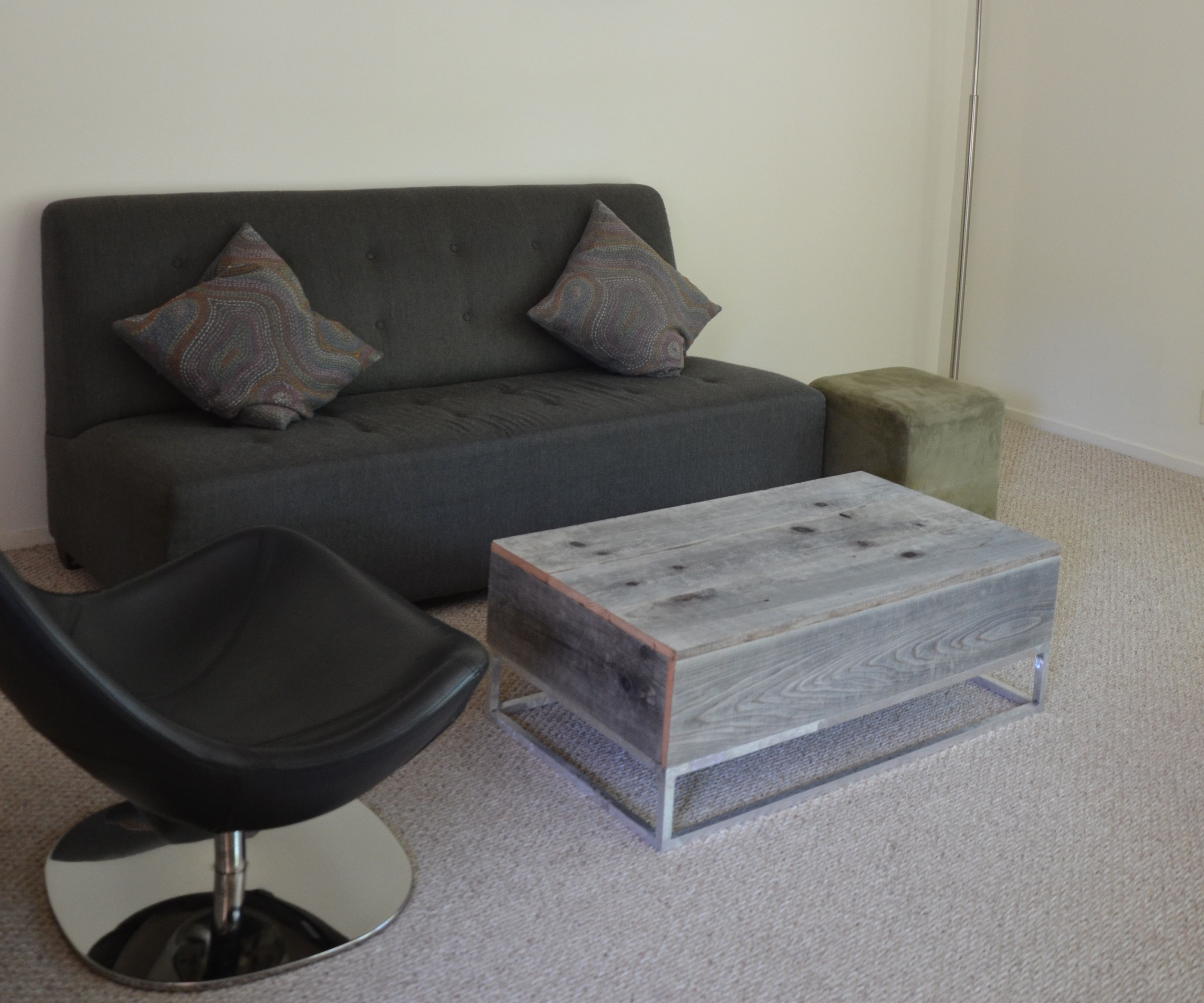 Coffee Table  With Reclaimed Wood