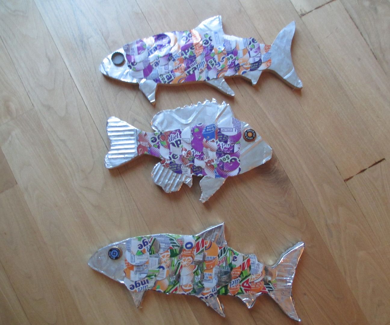 Recycled Fish Wall Art