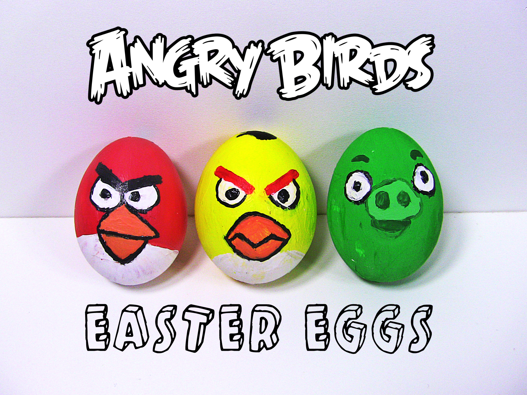 Angry Bird Easter Eggs