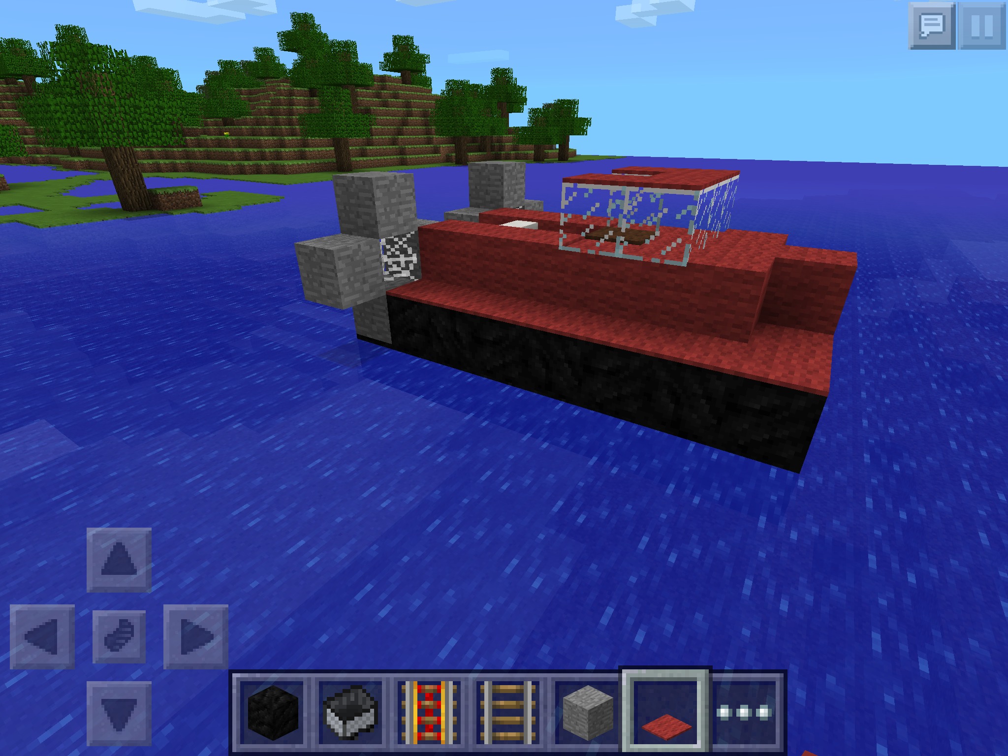 Minecraft Hovercraft!