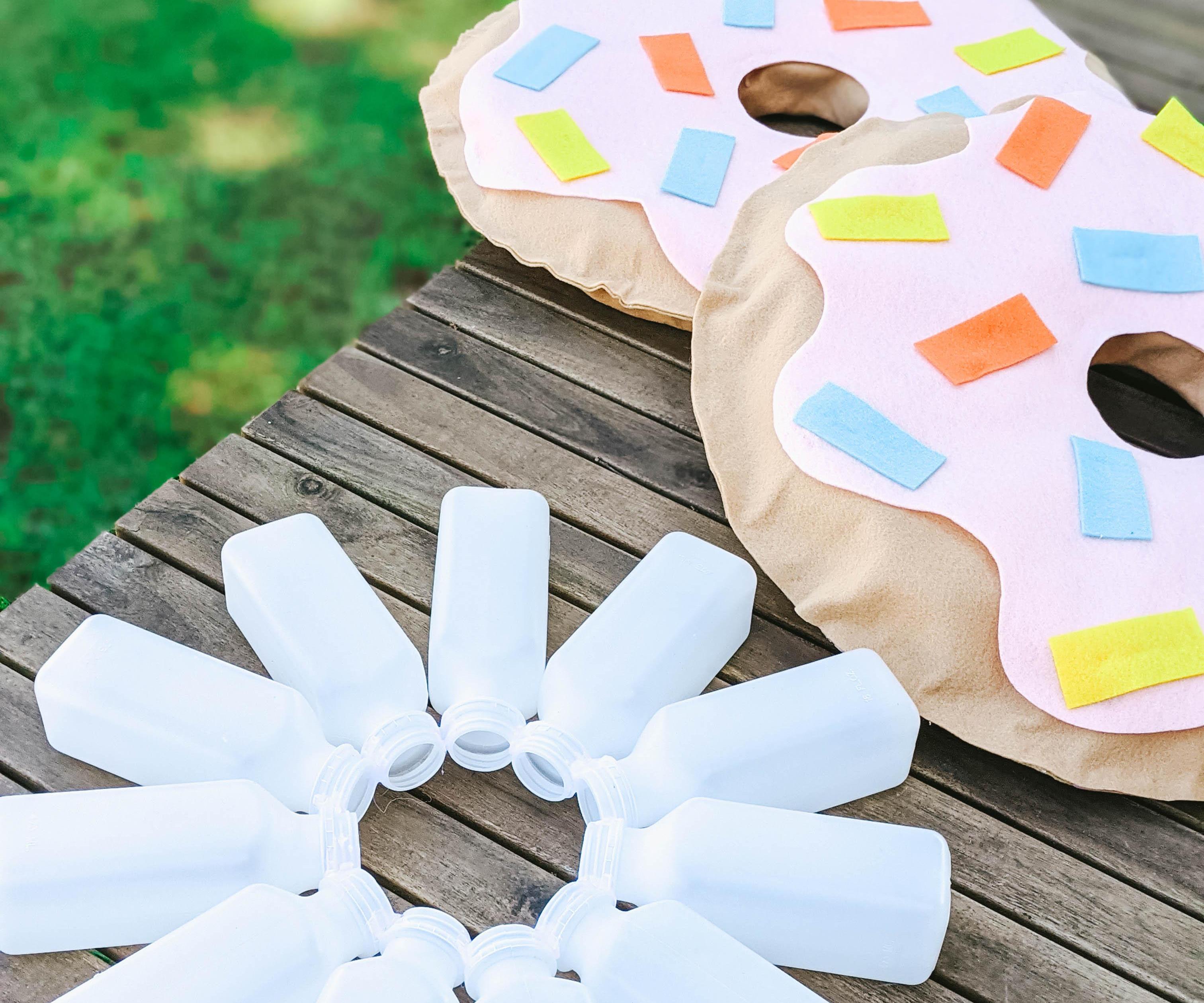Jumbo Donut Made From Plastic Bottles