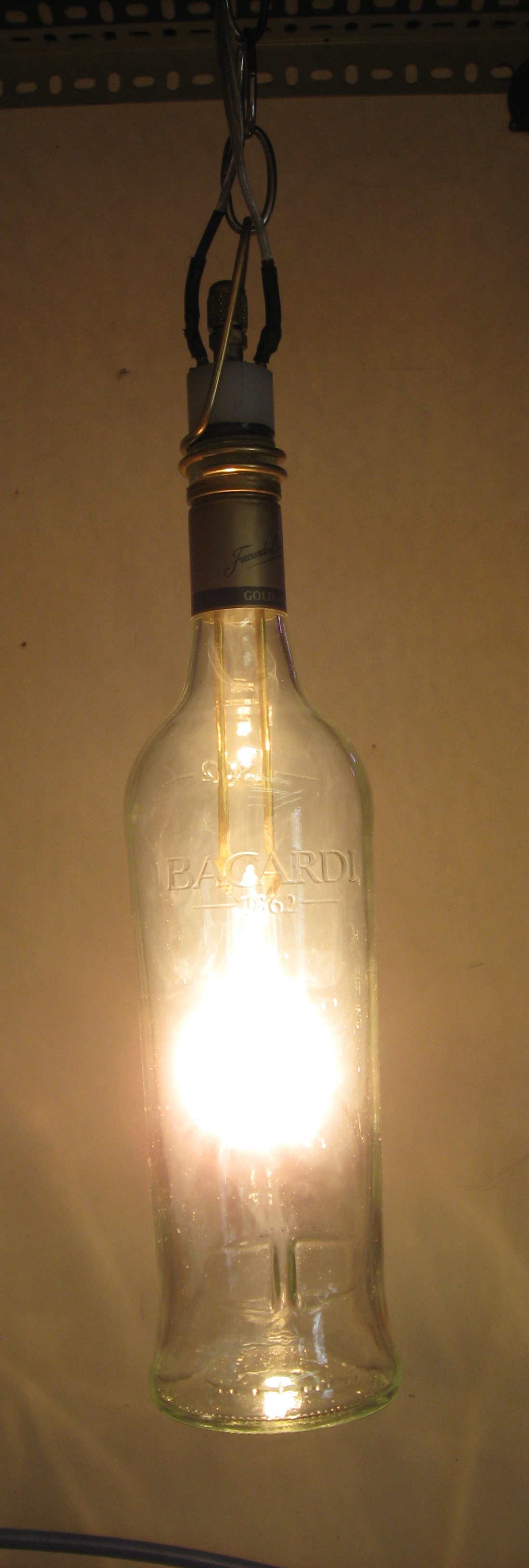 Hanging Bottle Light Bulb