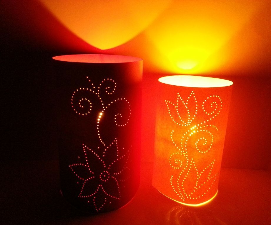 DIY Moroccan Style Luminaries