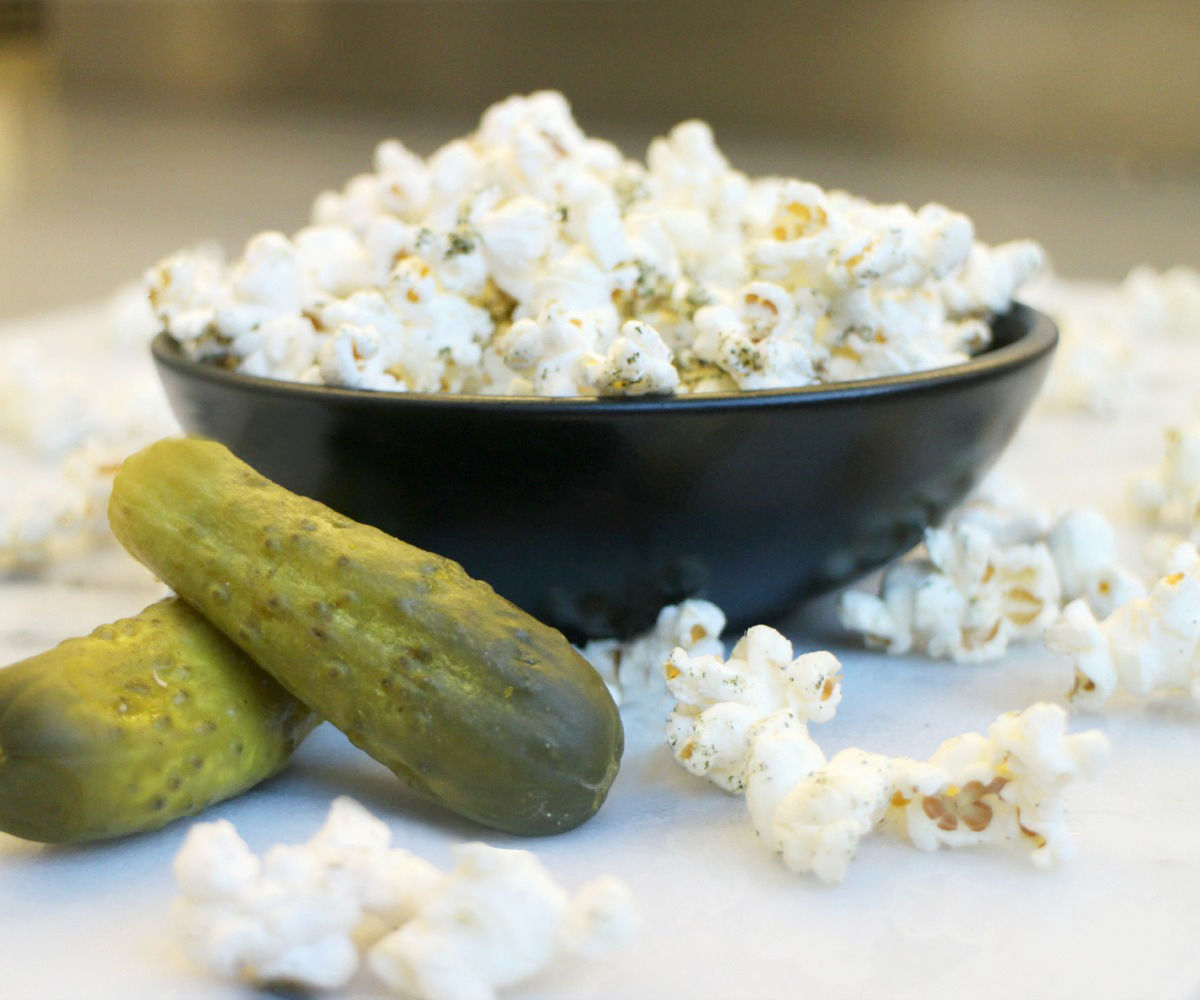 Dill Pickle Popcorn