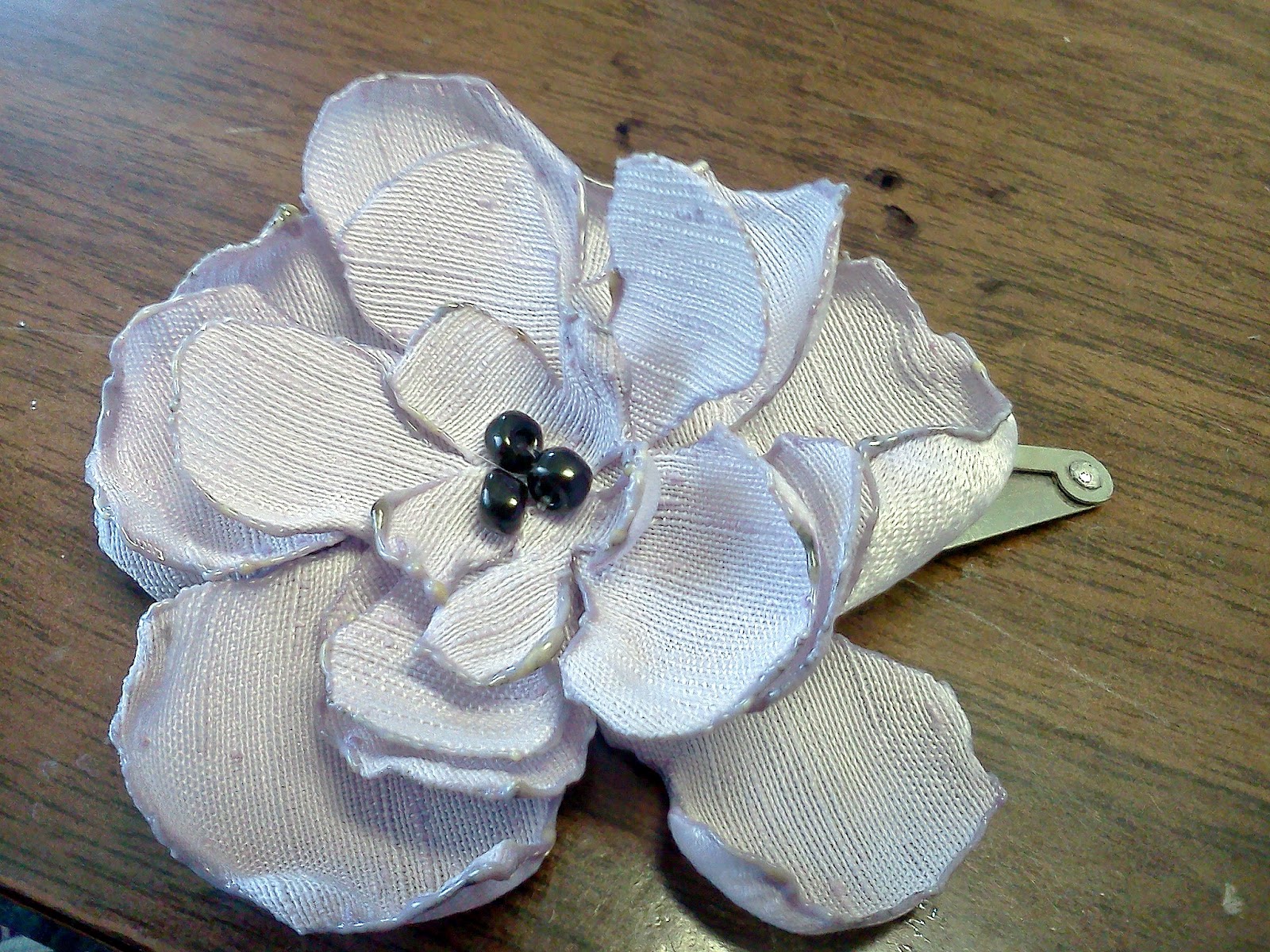 Layered Flower Hair Clips