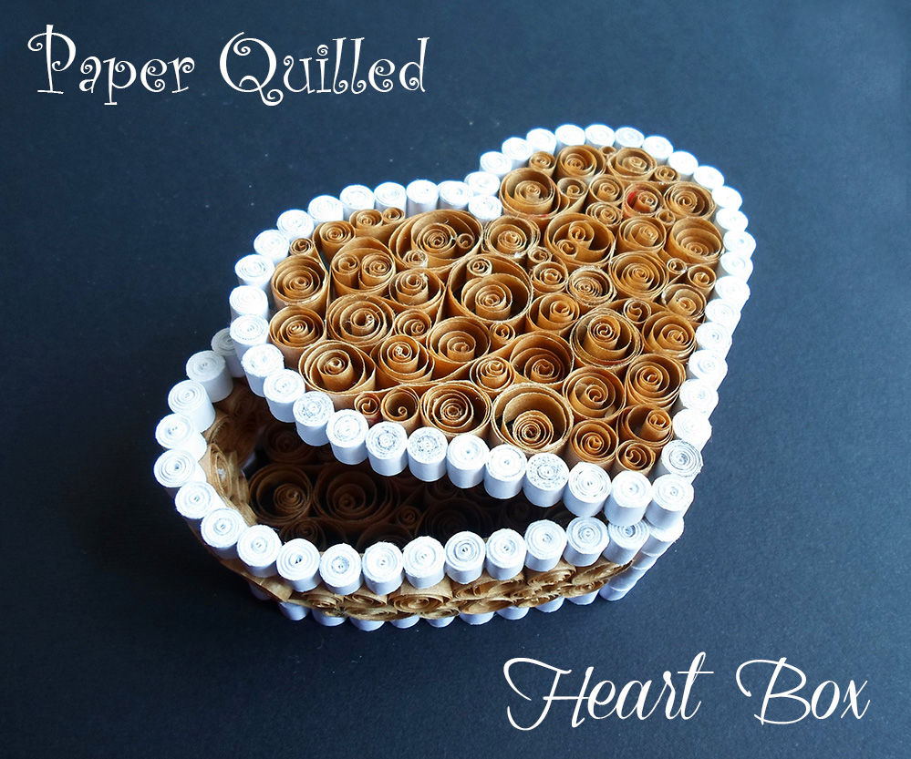 Upcycled Paper Heart Box