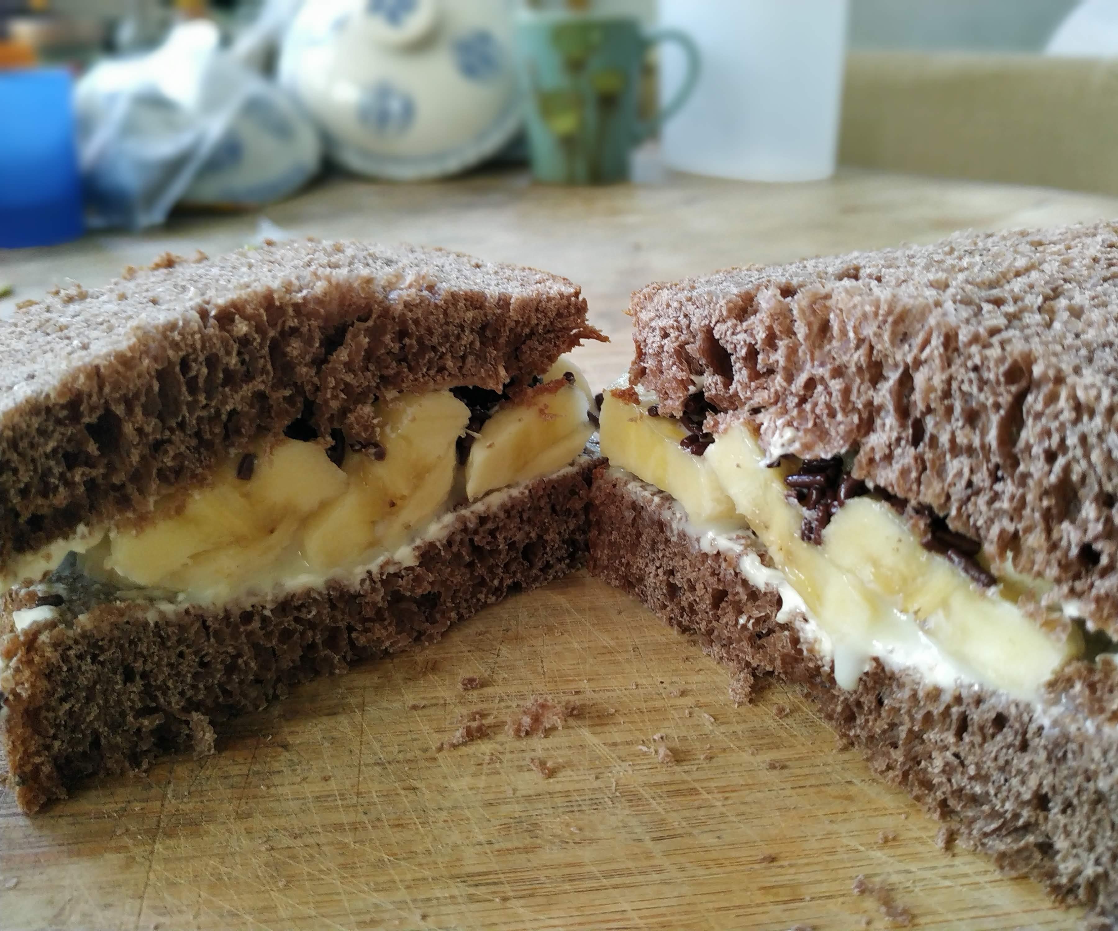Banana Chocolate Sandwich