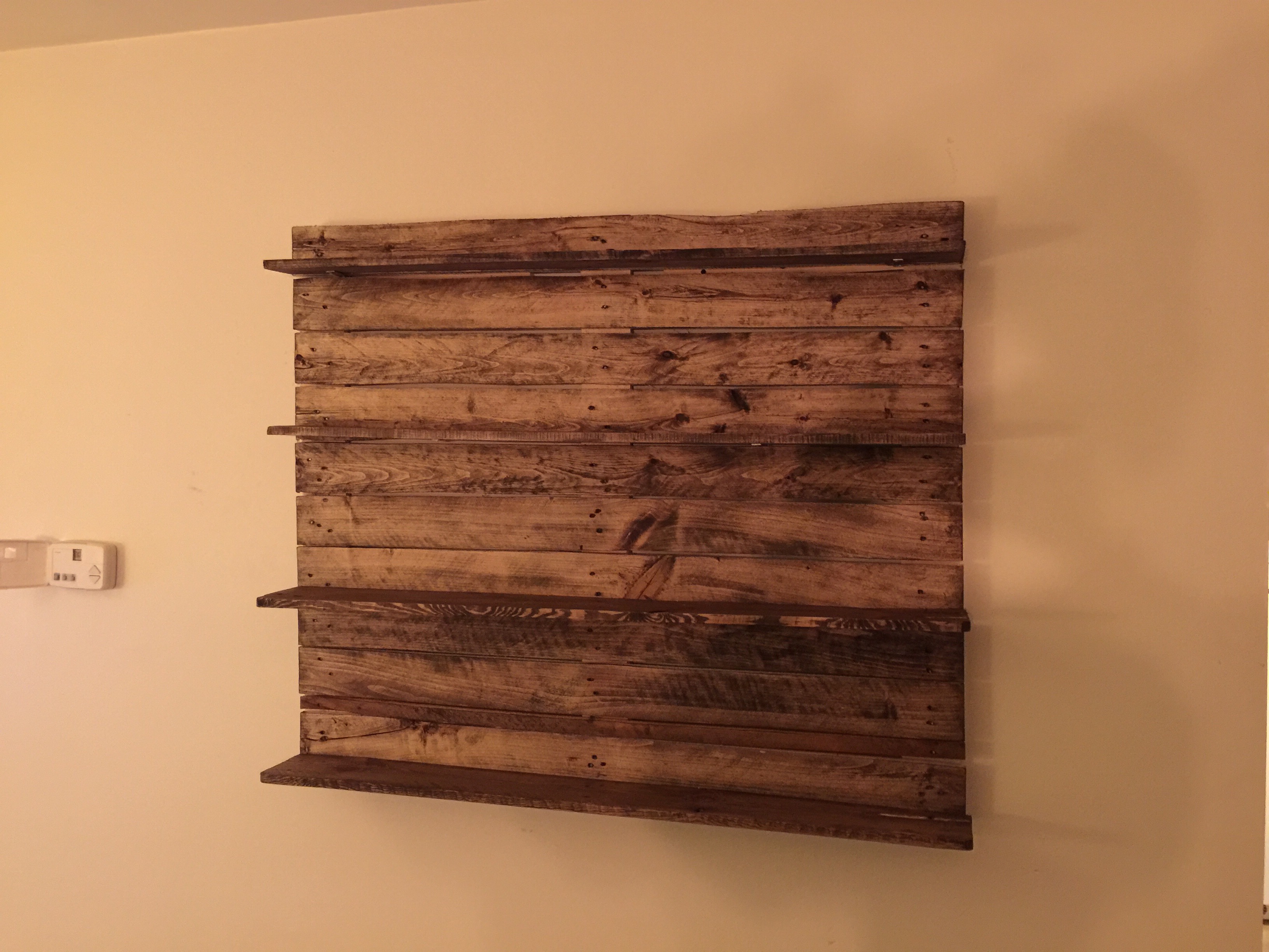 Pallet Wall Shelf