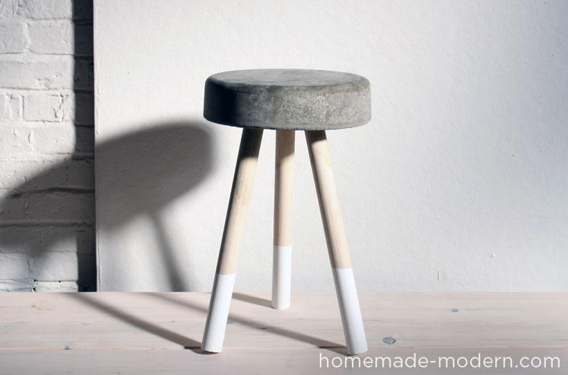 HomeMade Modern DIY $5 Bucket Stool