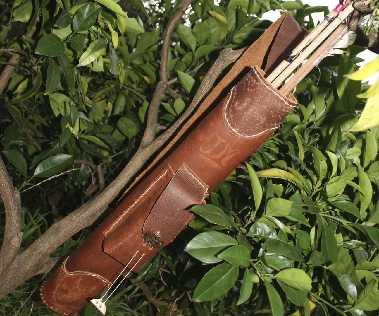 DIY Leather Back Quiver