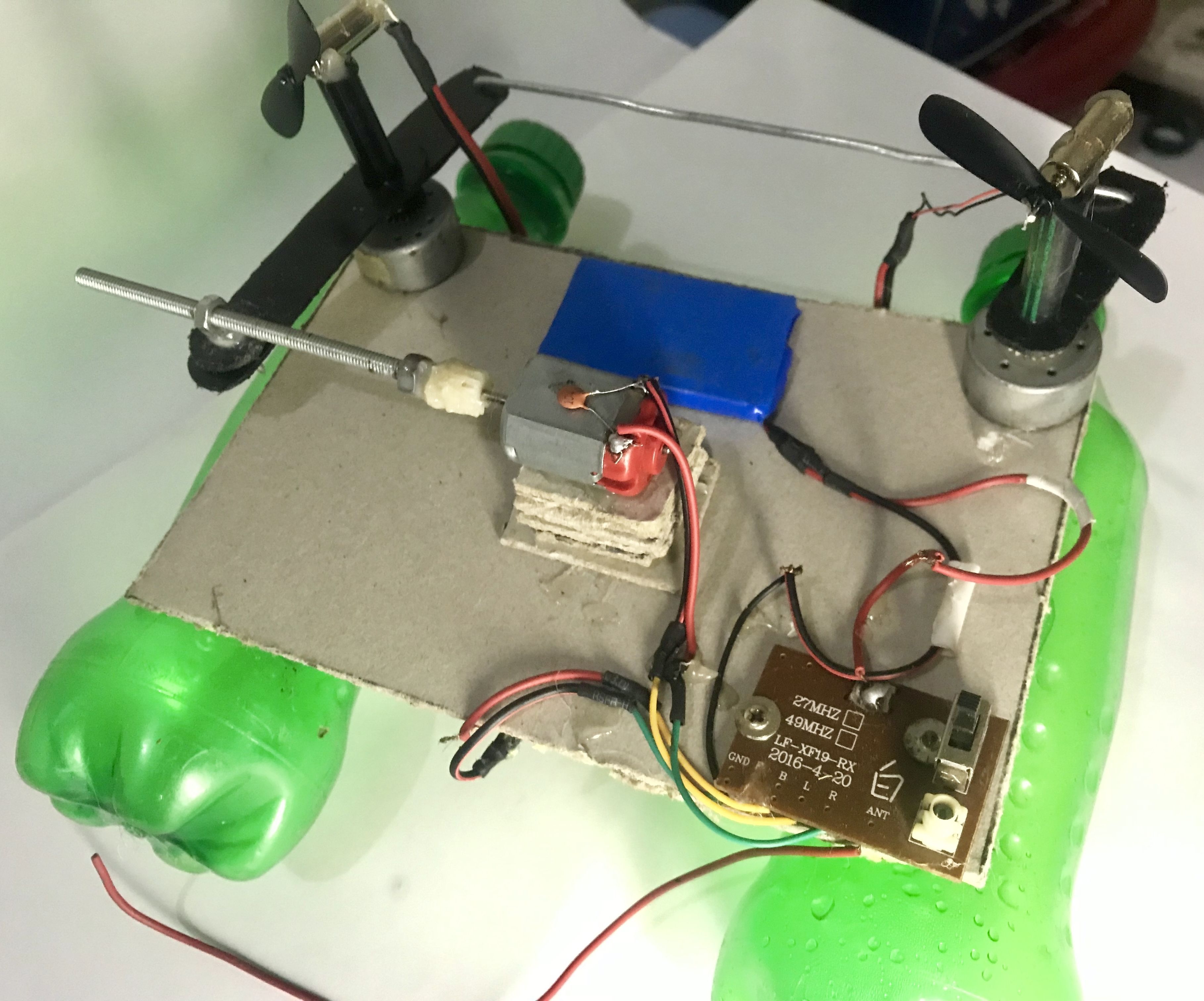 Dual Thruster RC Airboat
