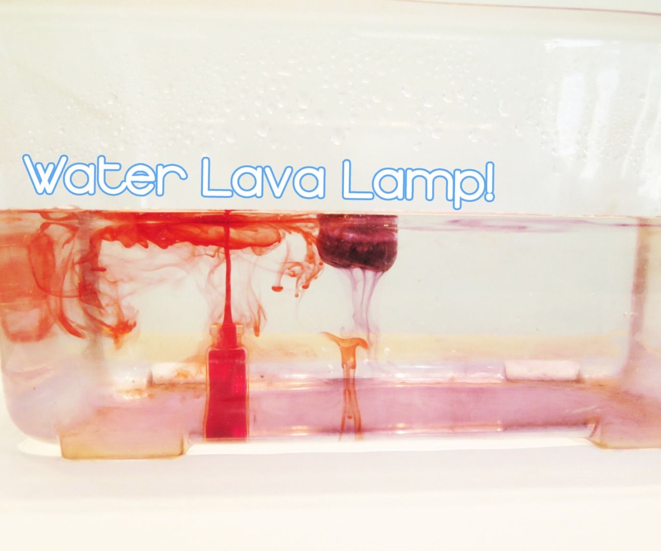 Water Lava Lamp (learning Density)