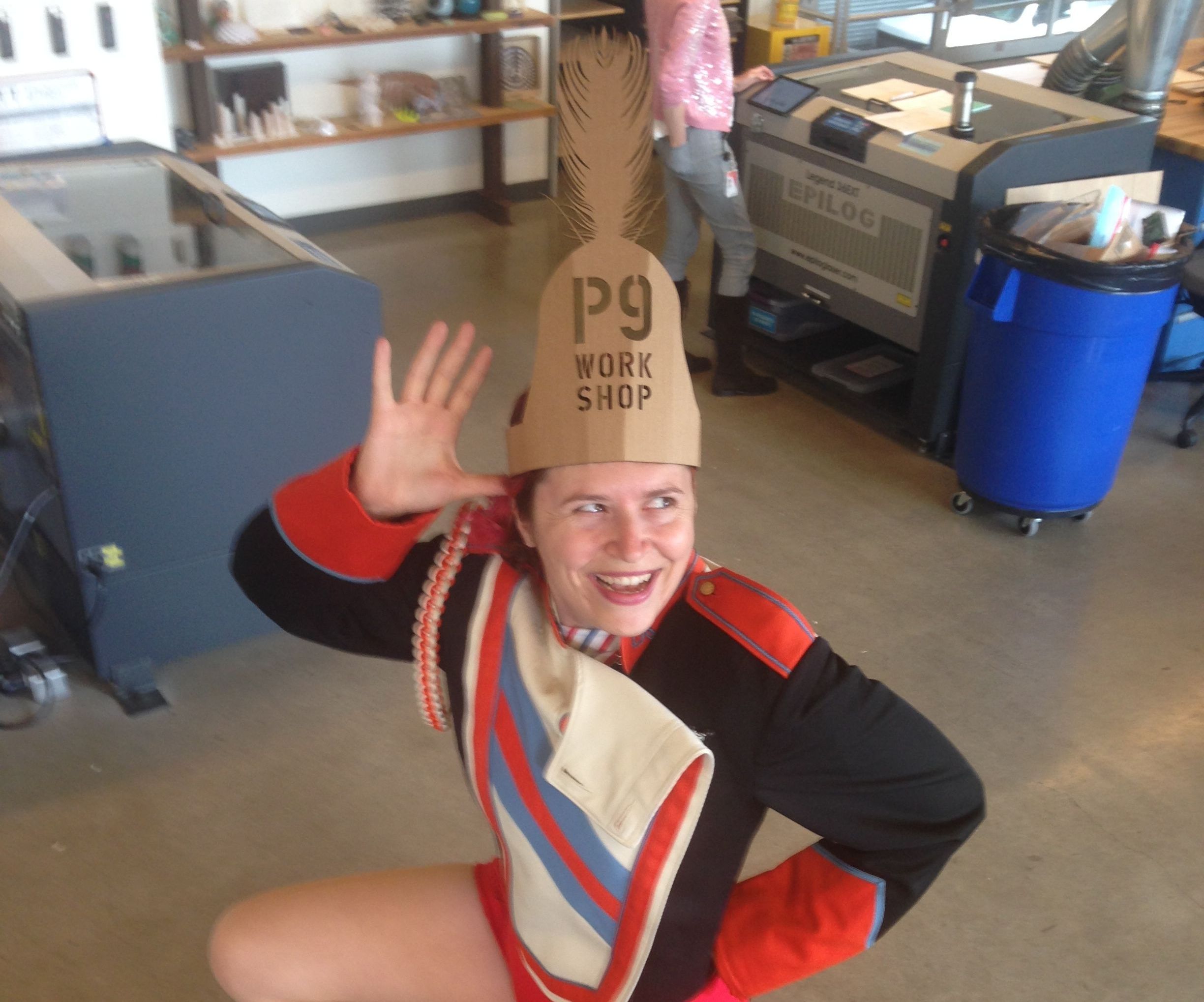 Laser-cut a Drum Major's Hat for Tremendress Tuesday (or Just for Fun)