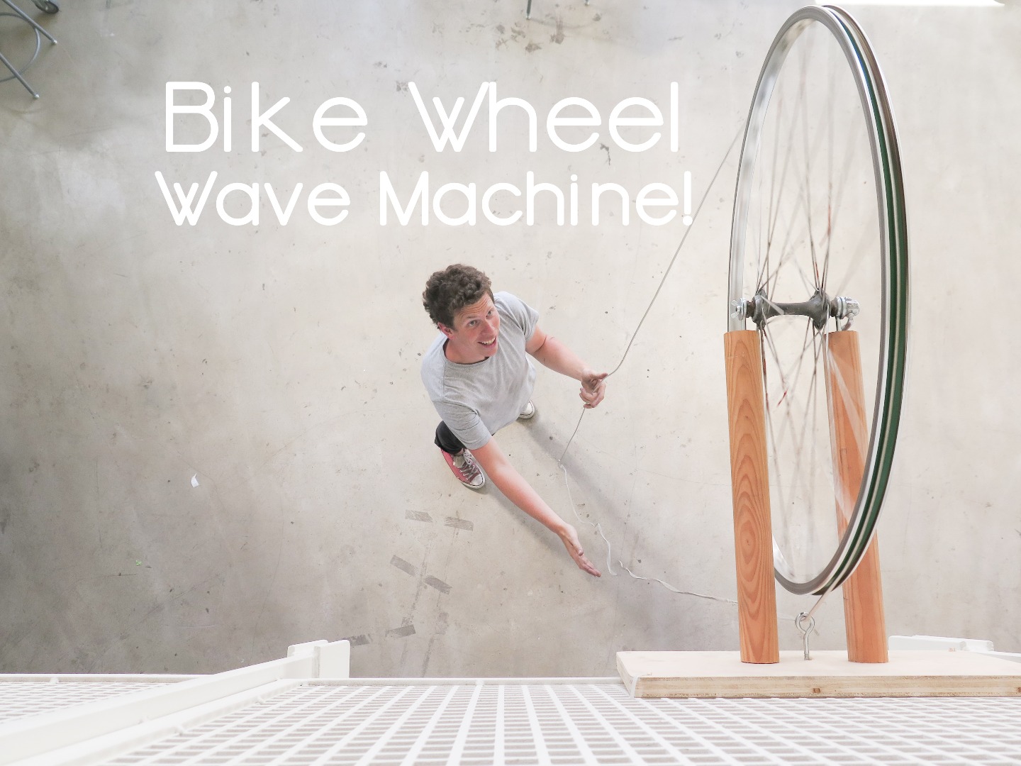 Bike Wheel Wave Machine!