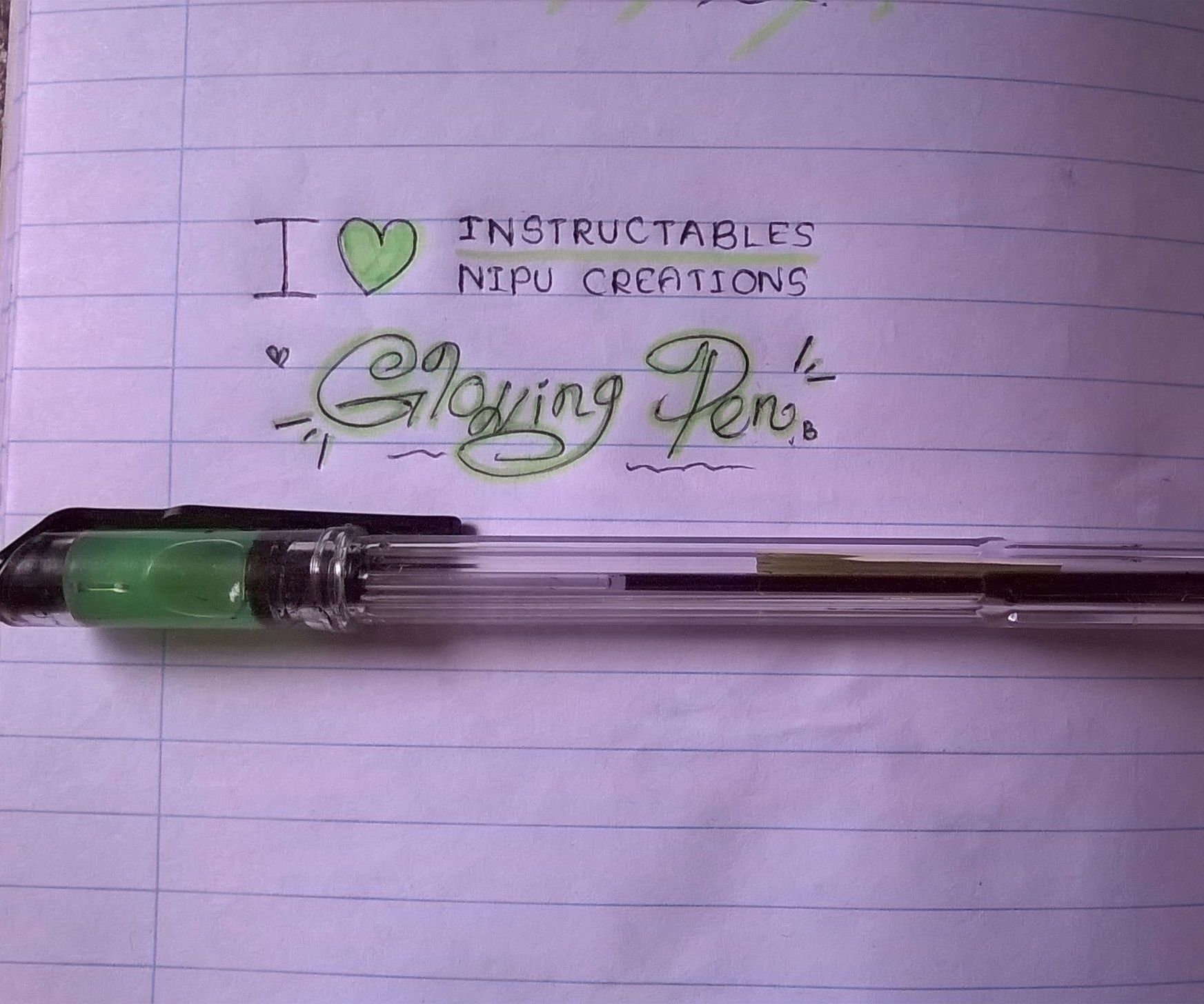 Glowing Pen