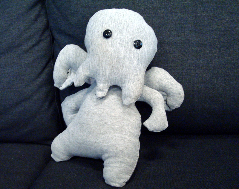 Old T-Shirt to Stuffed Cthulhu