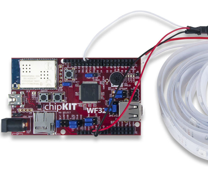 Using LabVIEW LINX and ChipKIT WF32 to Control an LED Strip