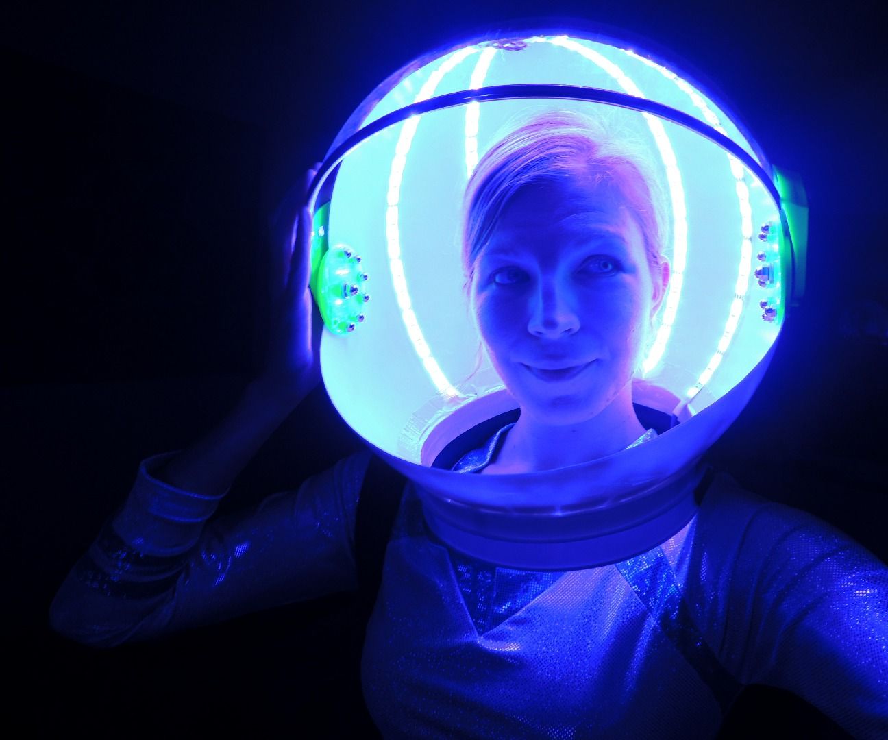 LED Space Helmet